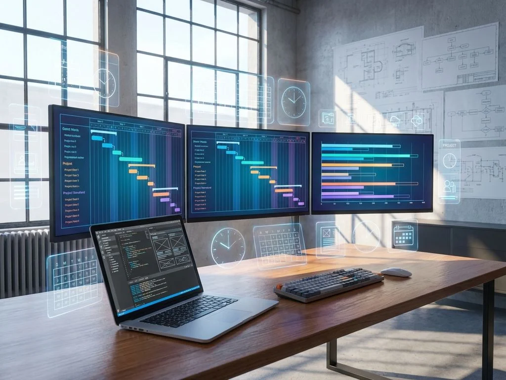 The timeline of a web application, from first conversation to go-live