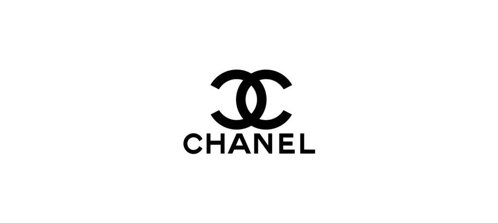 Logo van Chanel in zwart