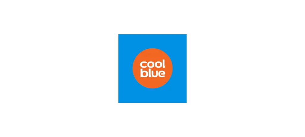 Logo van Coolblue in blauw en oranje