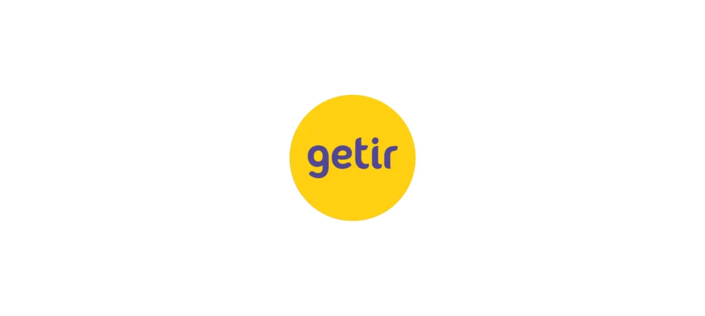 Logo van Getir in geel