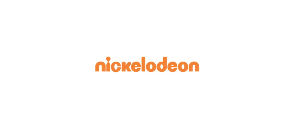 Logo van Nickelodeon in oranje